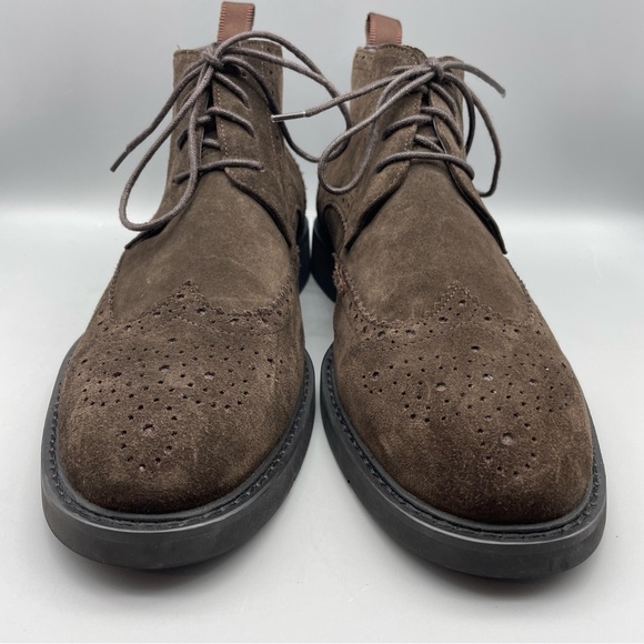 Antonio Bossi Oxfords Men’s Size 8.5 US/ 42 EU Brown Suede Leather (Damaged) - Picture 2 of 15